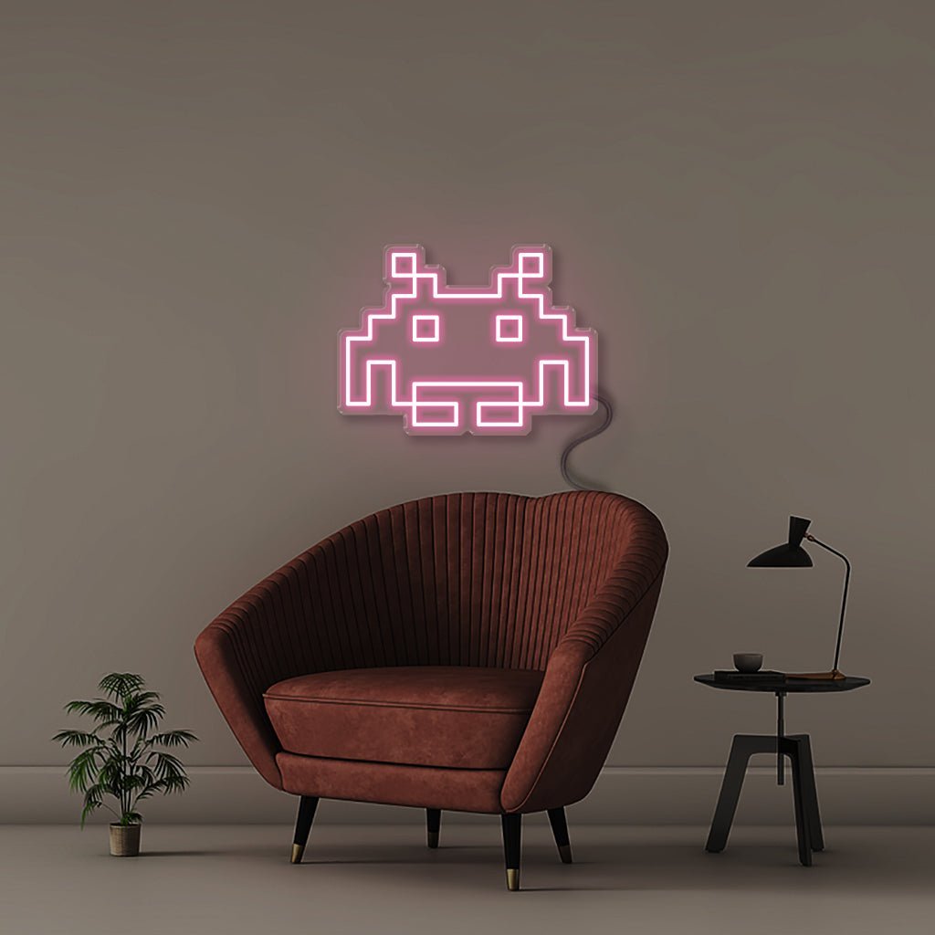 Pixel Monster - Neonific - LED Neon Signs - 50 CM - Light Pink