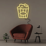 Popcorn - Neonific - LED Neon Signs - 50 CM - Yellow