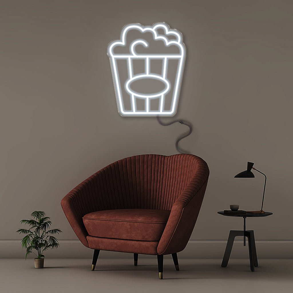 Popcorn - Neonific - LED Neon Signs - 50 CM - Cool White