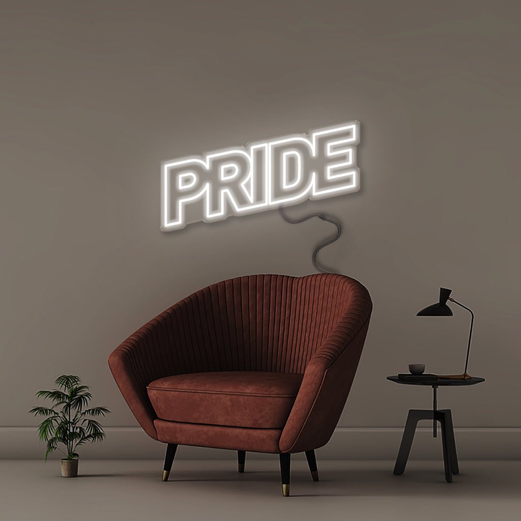Pride - Neonific - LED Neon Signs - 75 CM - White