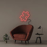 Puzzle Piece - Neonific - LED Neon Signs - 50 CM - Red