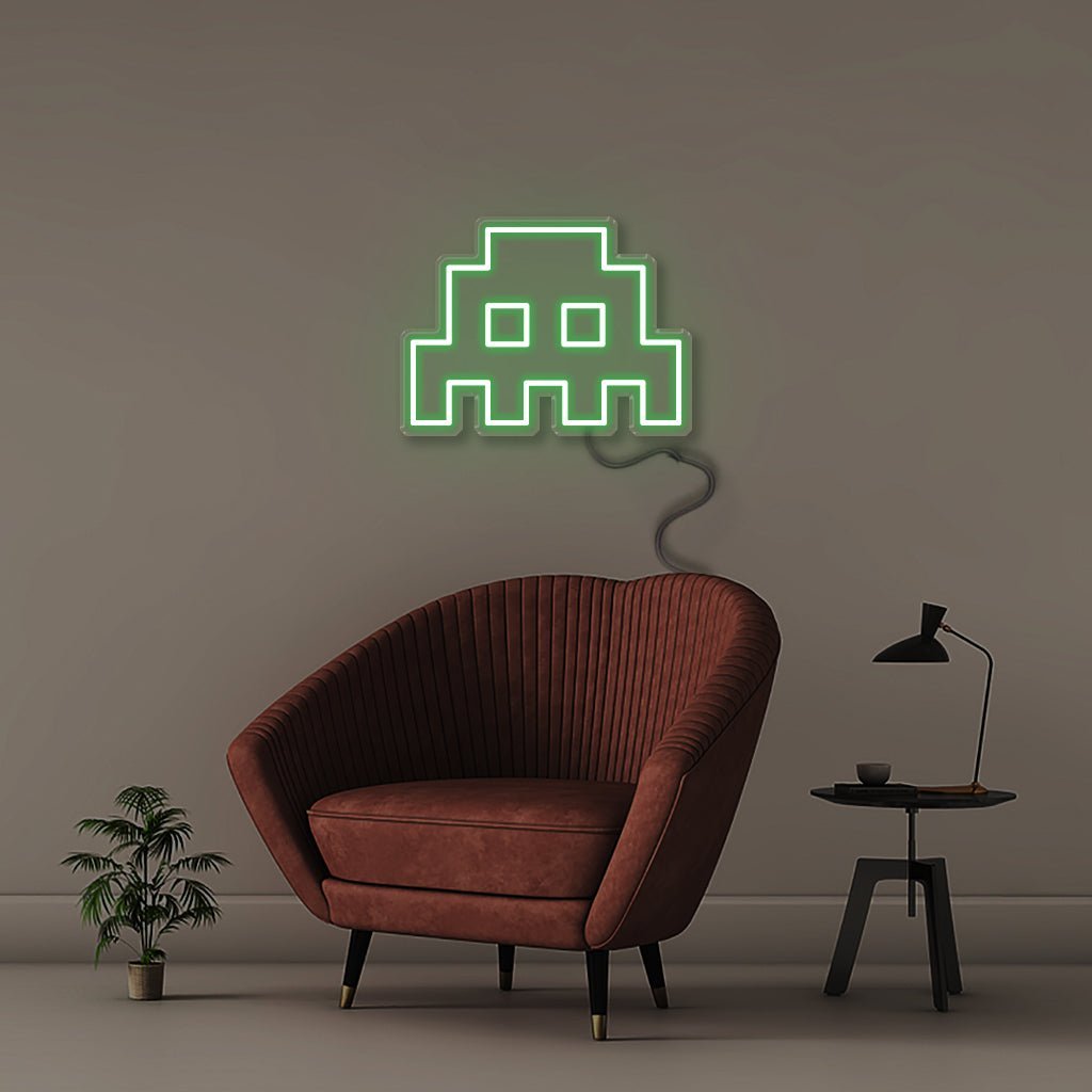 Retro Game - Neonific - LED Neon Signs - 50 CM - Green