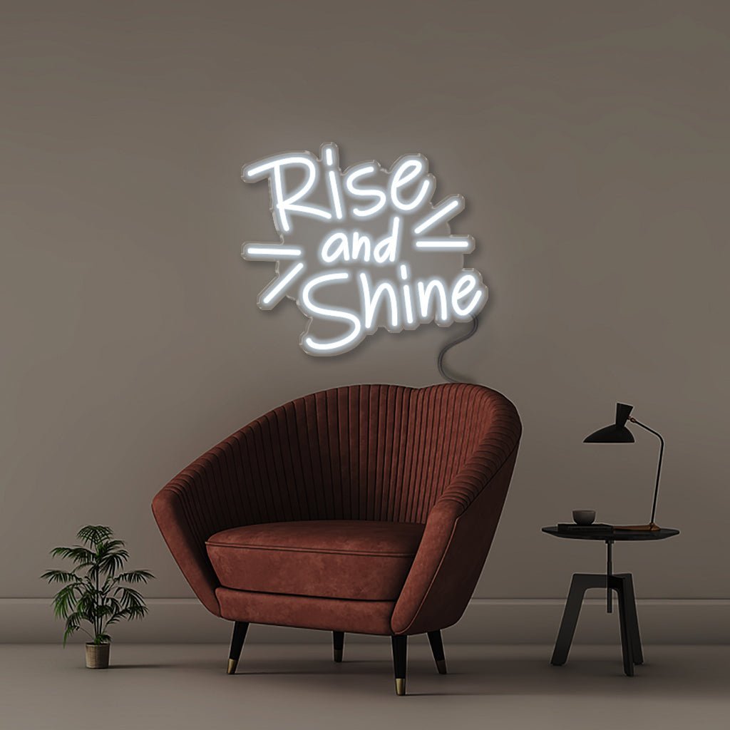 Rise and Shine - Neonific - LED Neon Signs - 50 CM - Cool White