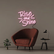 Rise and Shine - Neonific - LED Neon Signs - 50 CM - Light Pink