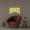 Rock - Neonific - LED Neon Signs - 50 CM - Yellow