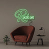 Rock On - Neonific - LED Neon Signs - 100 CM - Green