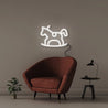 Rocking horse - Neonific - LED Neon Signs - 50 CM - White
