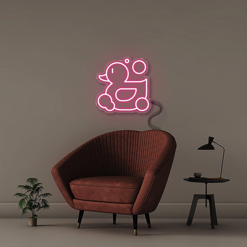 Rubber Ducky - Neonific - LED Neon Signs - 50 CM - Pink