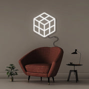 Rubix Cube - Neonific - LED Neon Signs - 50 CM - White