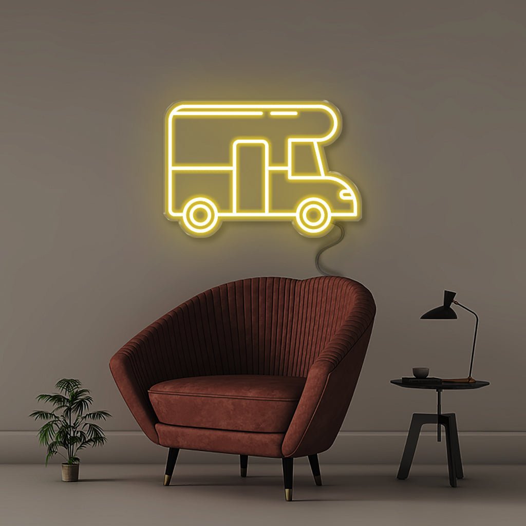 RV Truck - Neonific - LED Neon Signs - 50 CM - Yellow