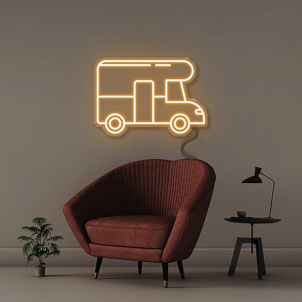RV Truck - Neonific - LED Neon Signs - 50 CM - Orange