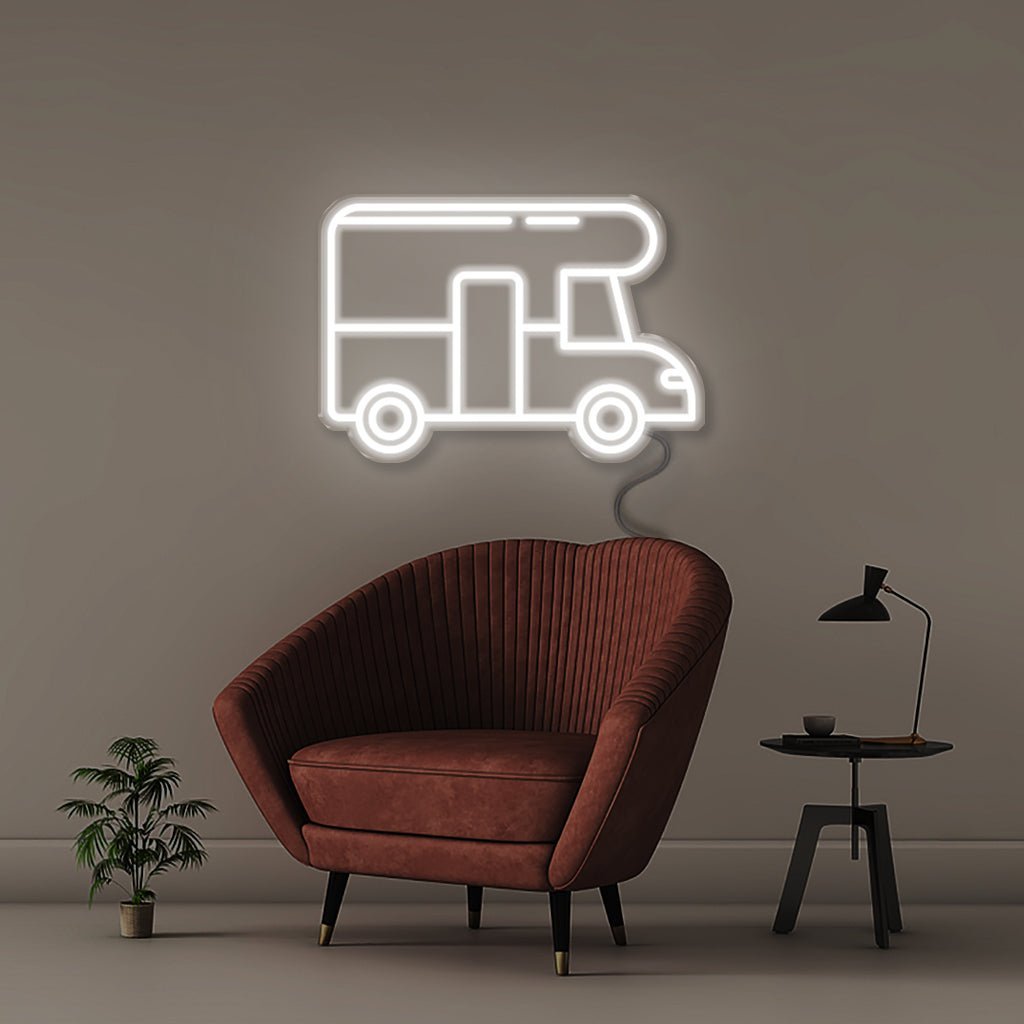 RV Truck - Neonific - LED Neon Signs - 50 CM - White