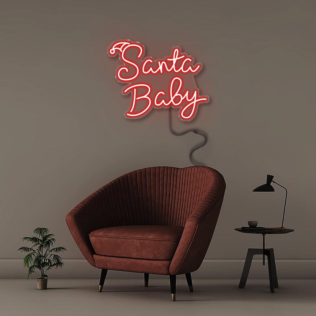 Santa Baby - Neonific - LED Neon Signs - 61cm (24") -