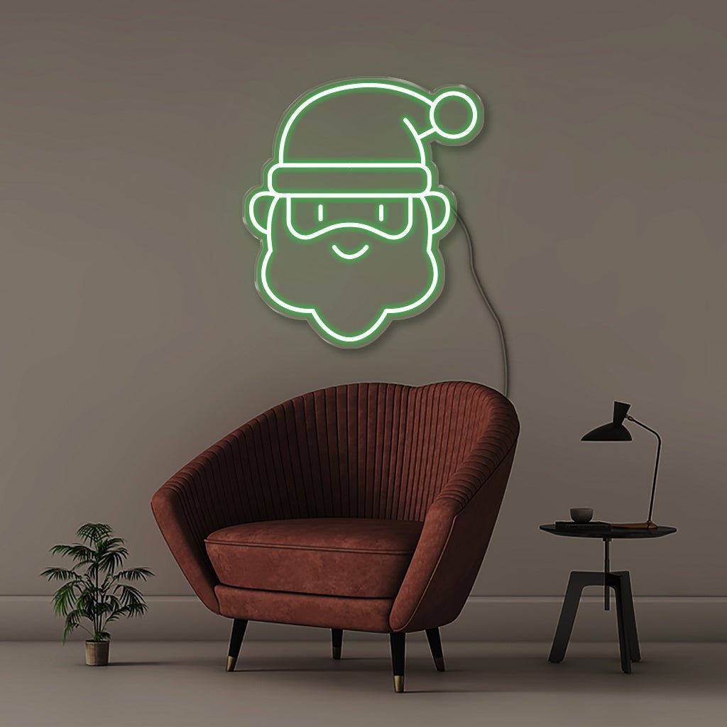 Santa - Neonific - LED Neon Signs - 50 CM - Green
