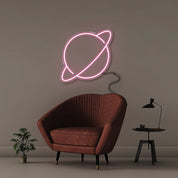 Saturn - Neonific - LED Neon Signs - 50 CM - Light Pink