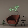 Sausage Dog - Neonific - LED Neon Signs - 50 CM - Green