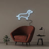 Sausage Dog - Neonific - LED Neon Signs - 50 CM - Light Blue