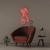 Scribbled Body - Neonific - LED Neon Signs - 50 CM - Red