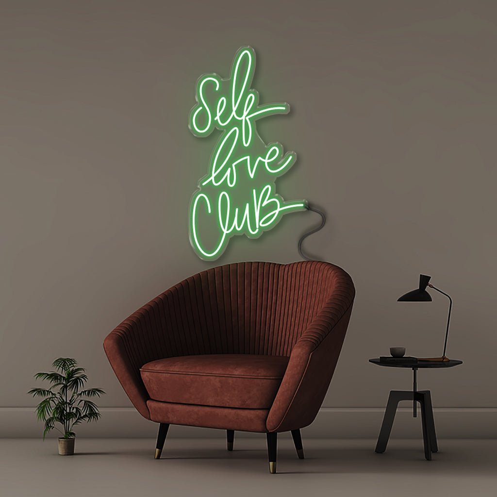 Self Love Club - Neonific - LED Neon Signs - 75 CM - Green