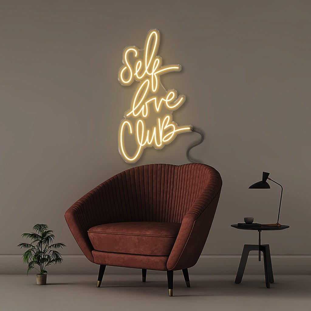 Self Love Club - Neonific - LED Neon Signs - 75 CM - Warm White