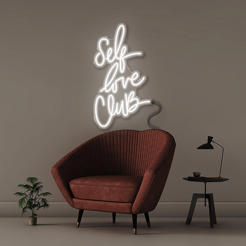 Self Love Club - Neonific - LED Neon Signs - 75 CM - White