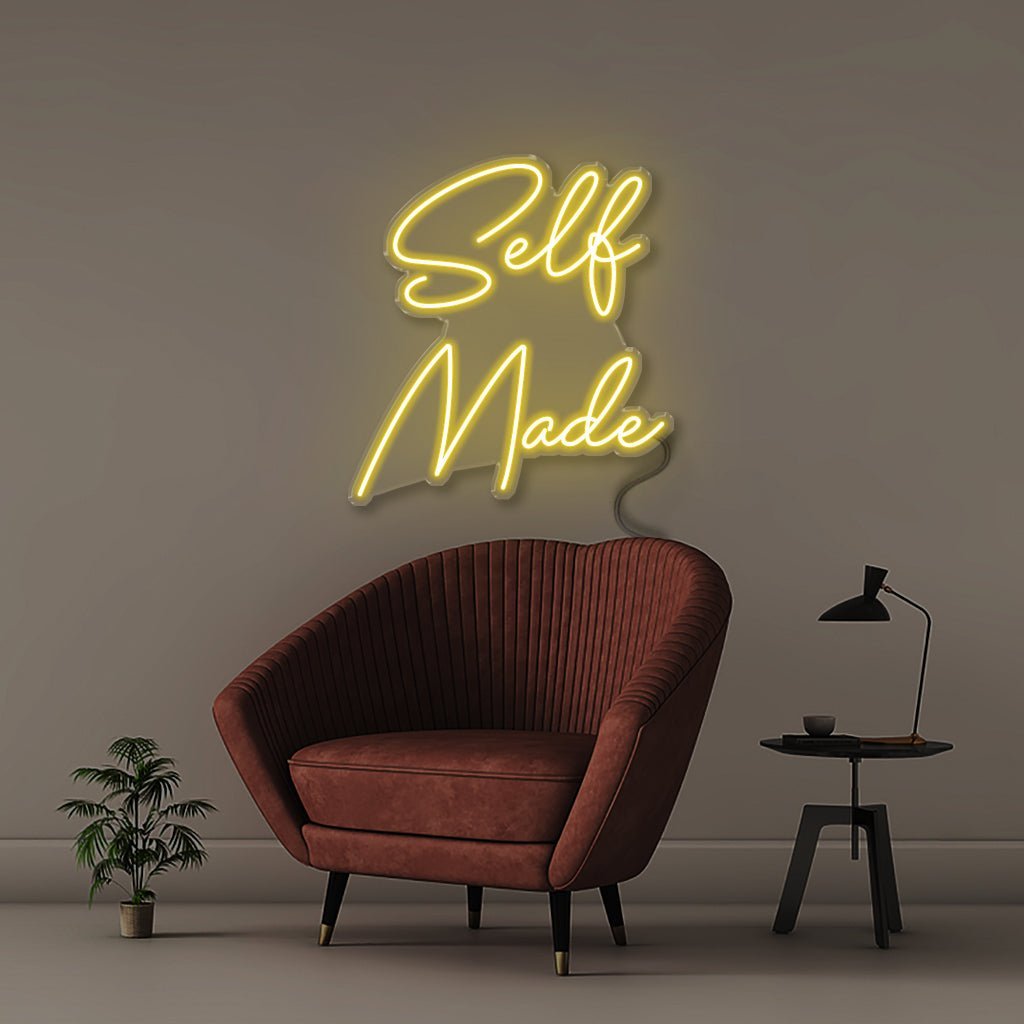 Self Made - Neonific - LED Neon Signs - 50 CM - Yellow