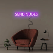 Send Nudes - Neonific - LED Neon Signs - 60cm - White