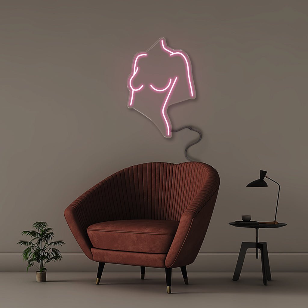 Sexy Body - Neonific - LED Neon Signs - 50 CM - Light Pink