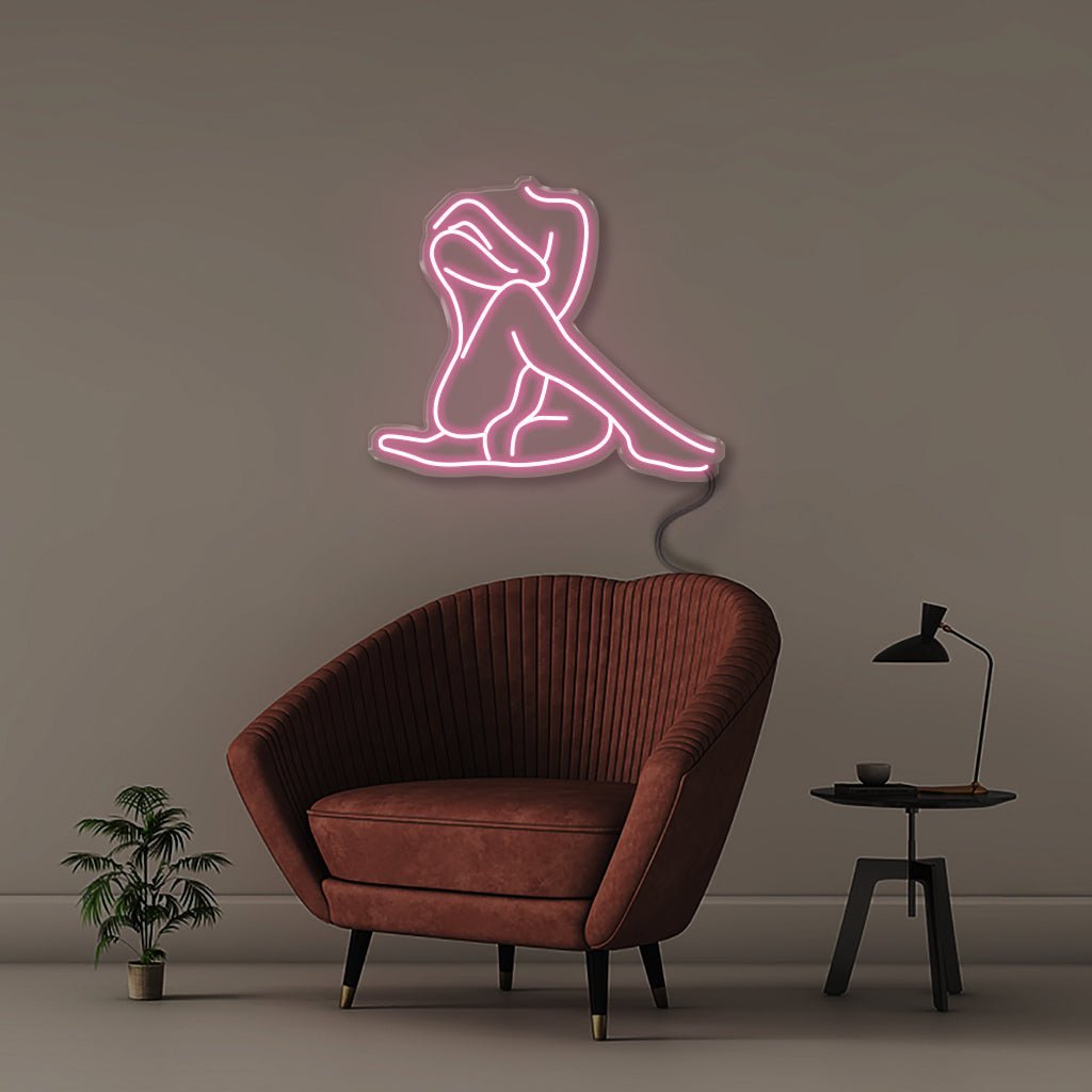 Sexy Pose - Neonific - LED Neon Signs - 50 CM - Light Pink