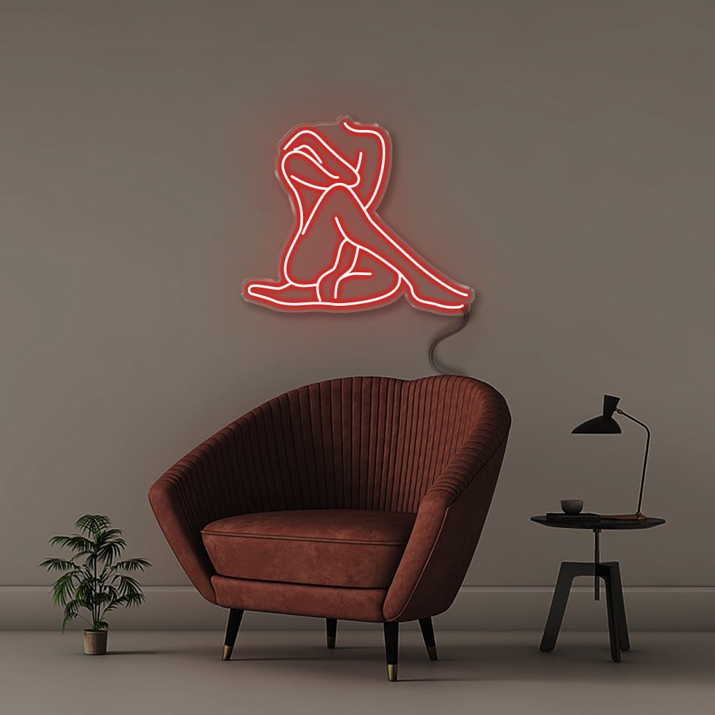 Sexy Pose - Neonific - LED Neon Signs - 50 CM - Red