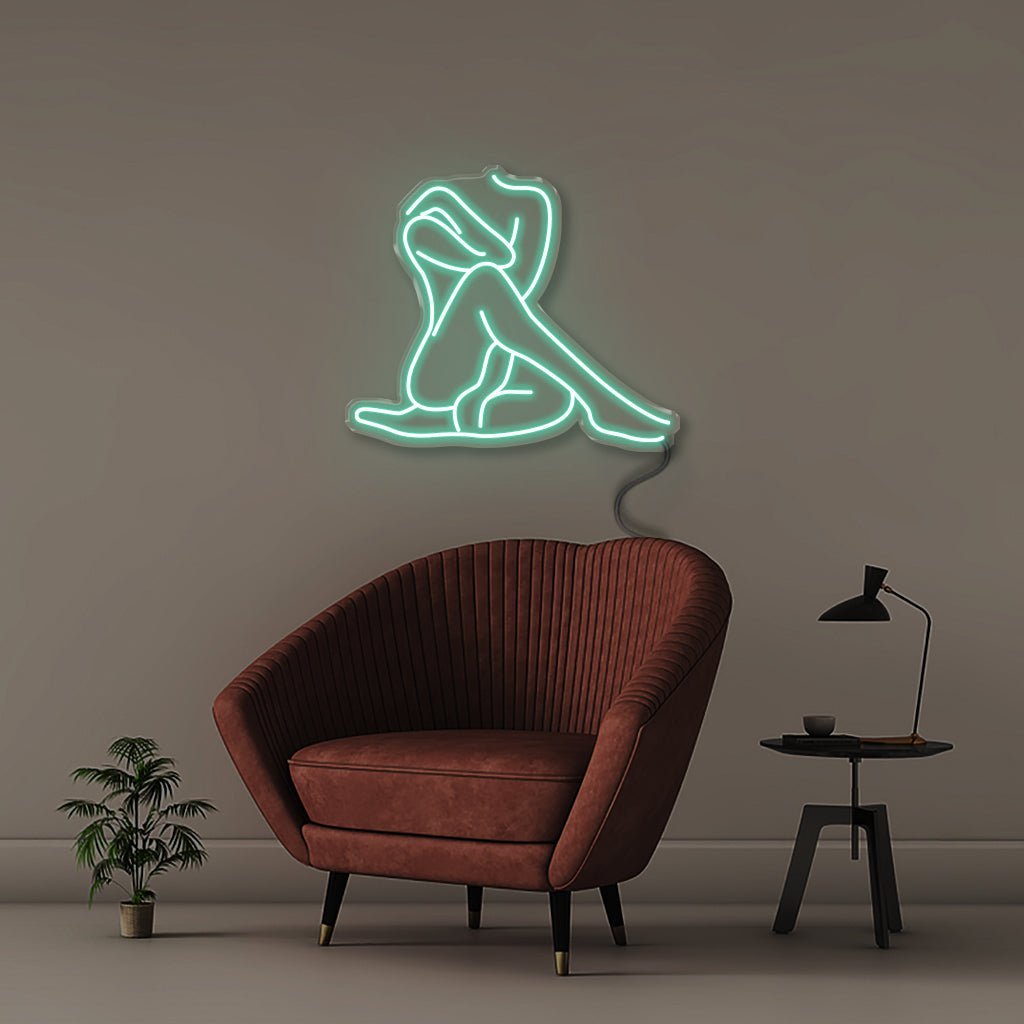 Sexy Pose - Neonific - LED Neon Signs - 50 CM - Sea Foam