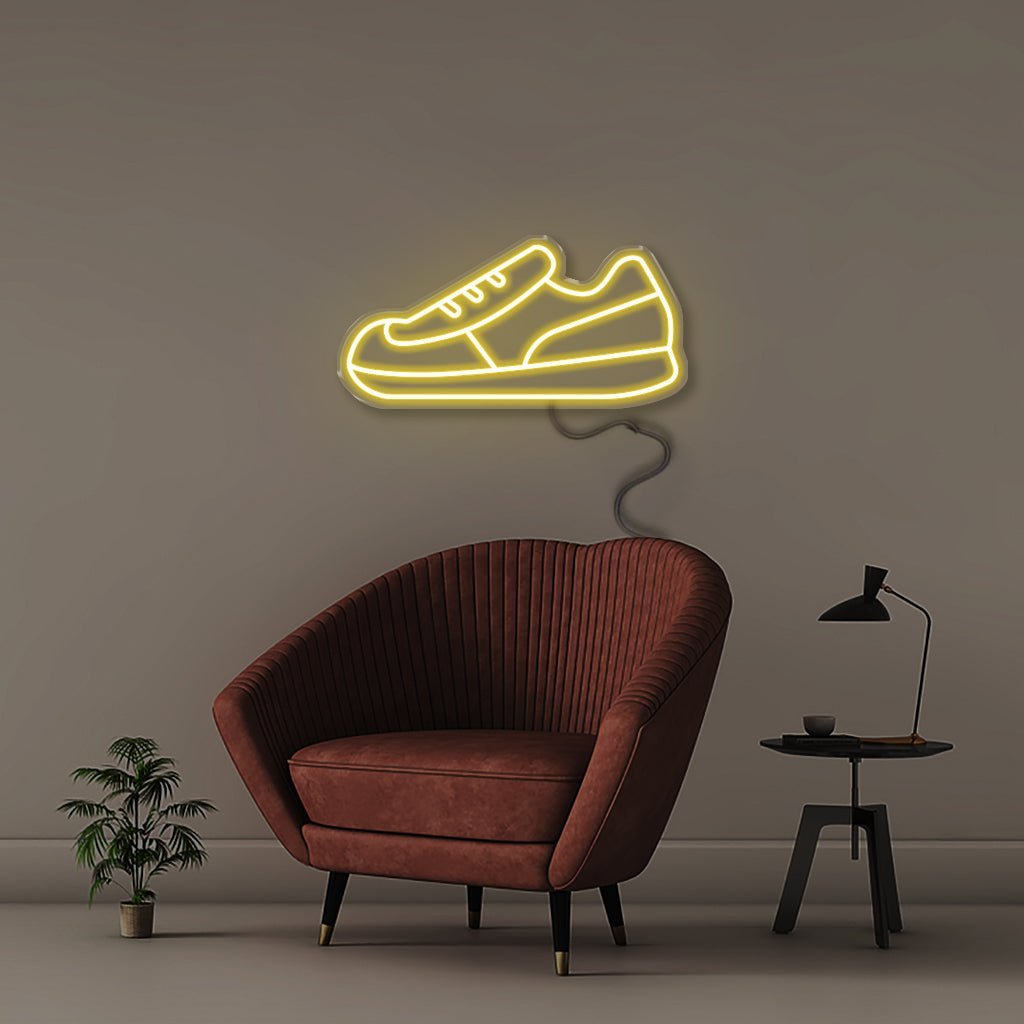Shoe - Neonific - LED Neon Signs - 50 CM - Yellow