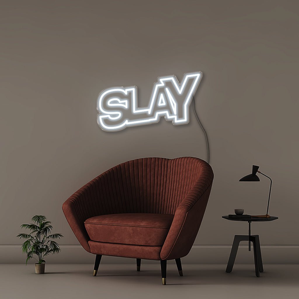 Slay - Neonific - LED Neon Signs - 50 CM - Cool White
