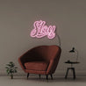 Slay - Neonific - LED Neon Signs - 50 CM - Light Pink