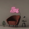 Slay - Neonific - LED Neon Signs - 50 CM - Pink