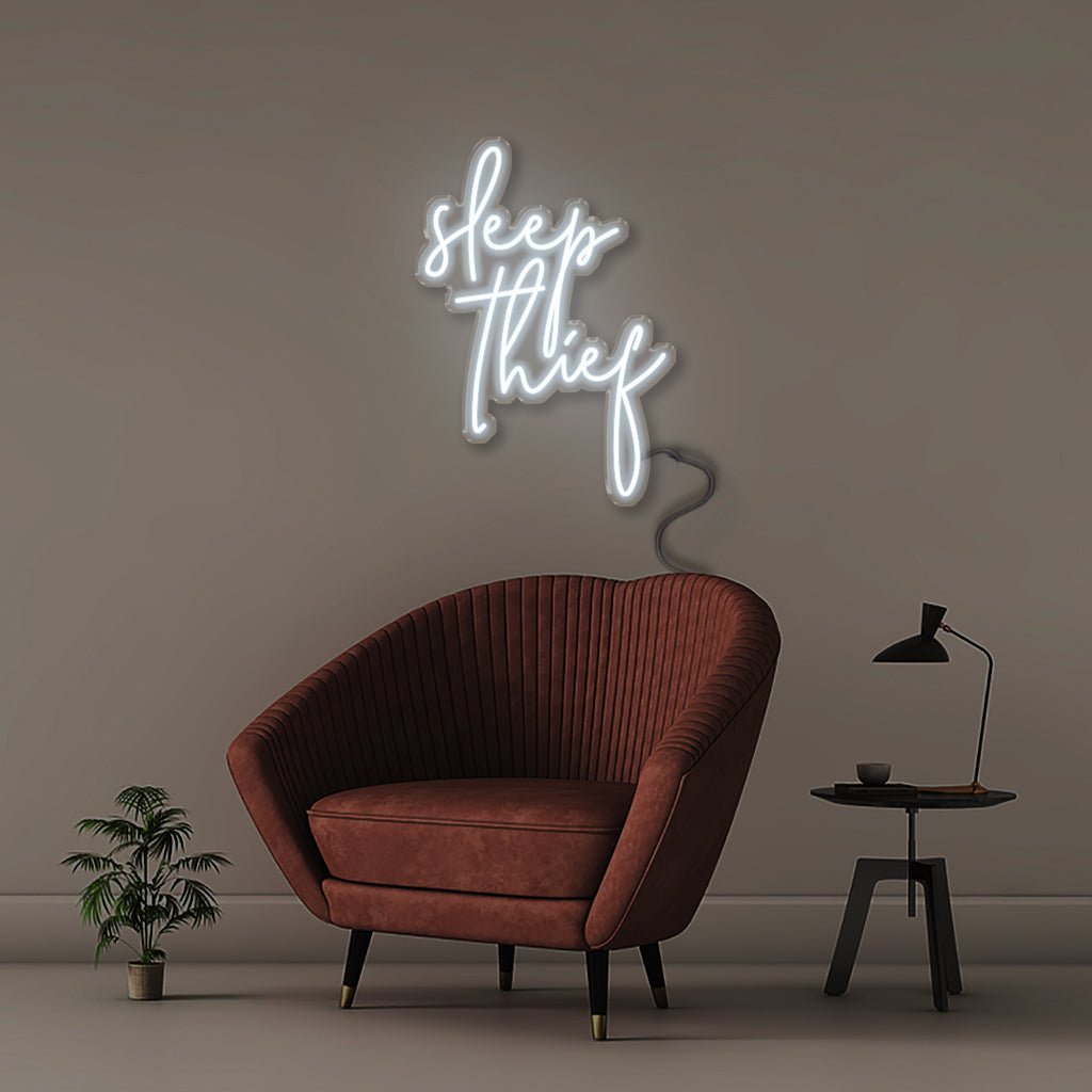 Sleep Thief - Neonific - LED Neon Signs - 50 CM - Cool White
