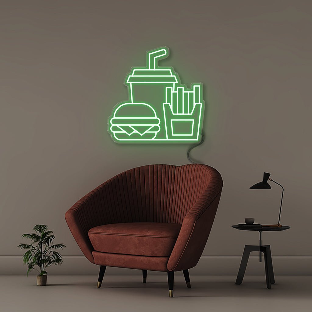 Snack - Neonific - LED Neon Signs - 75 CM - Green