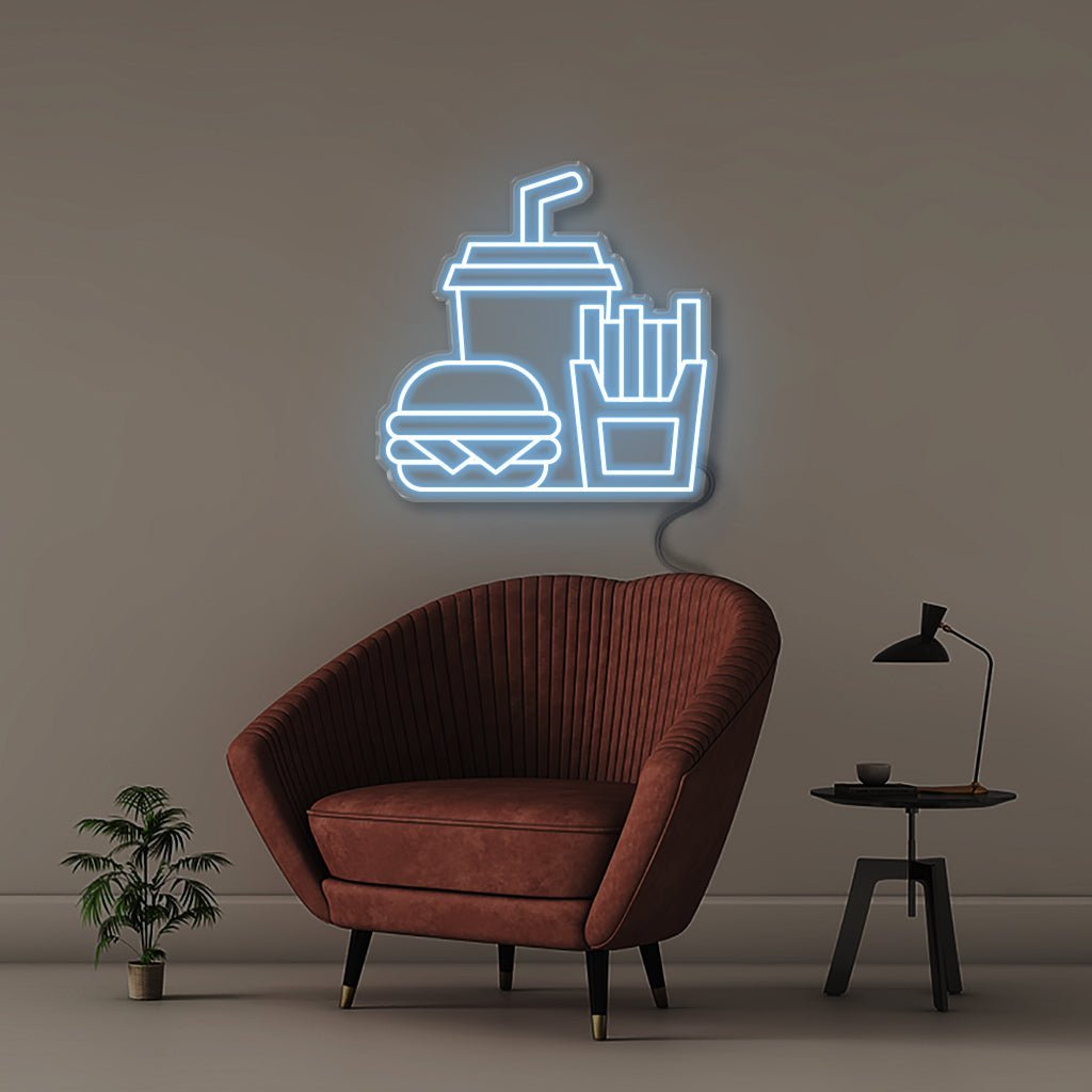 Snack - Neonific - LED Neon Signs - 75 CM - Light Blue