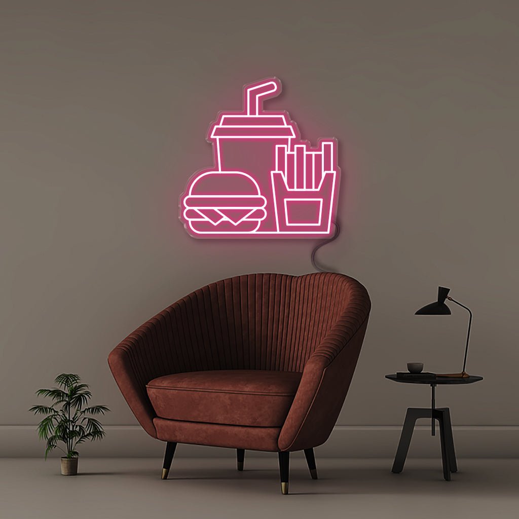 Snack - Neonific - LED Neon Signs - 75 CM - Pink