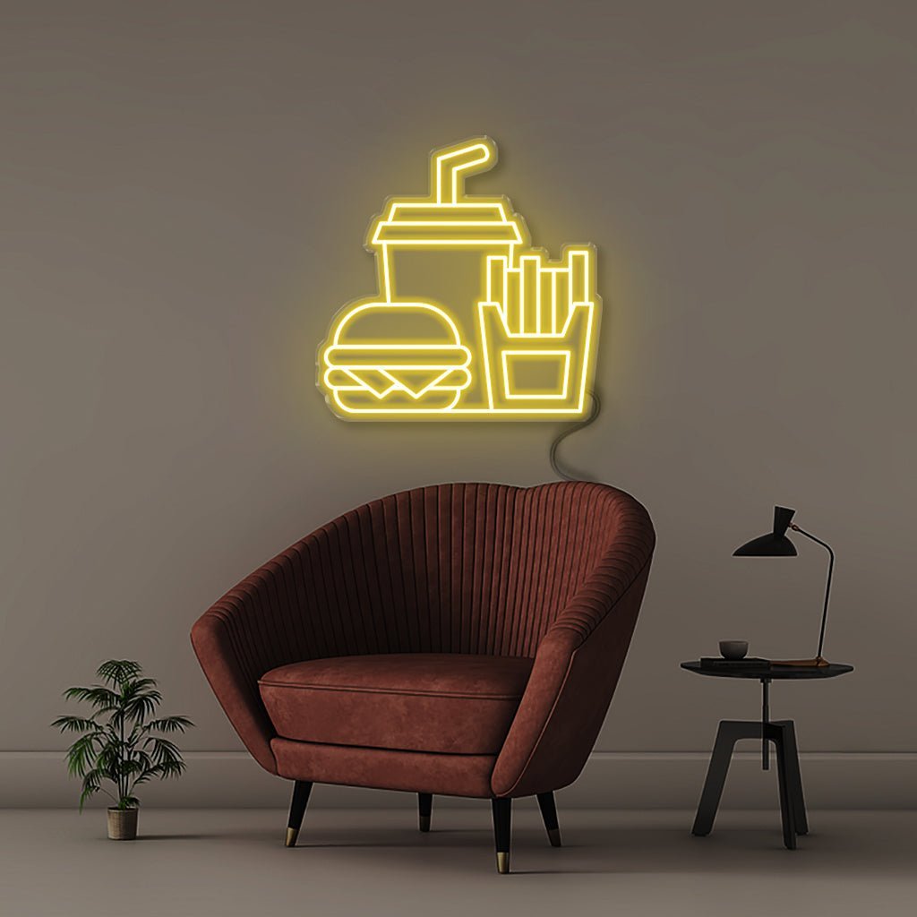 Snack - Neonific - LED Neon Signs - 75 CM - Yellow