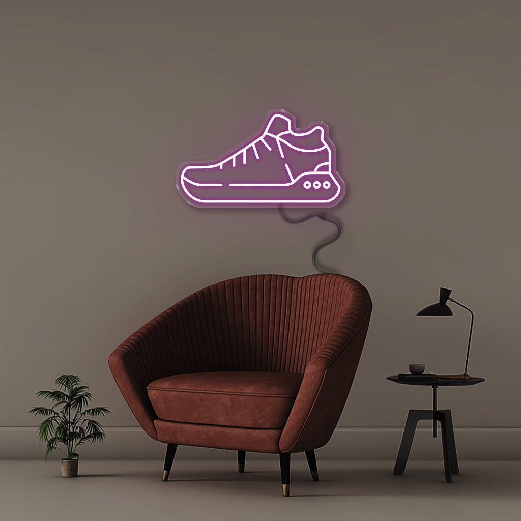 Sneakers - Neonific - LED Neon Signs - 50 CM - Purple