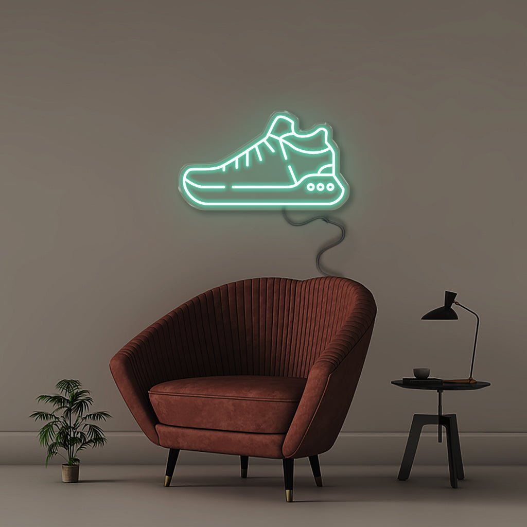Sneakers - Neonific - LED Neon Signs - 50 CM - Sea Foam