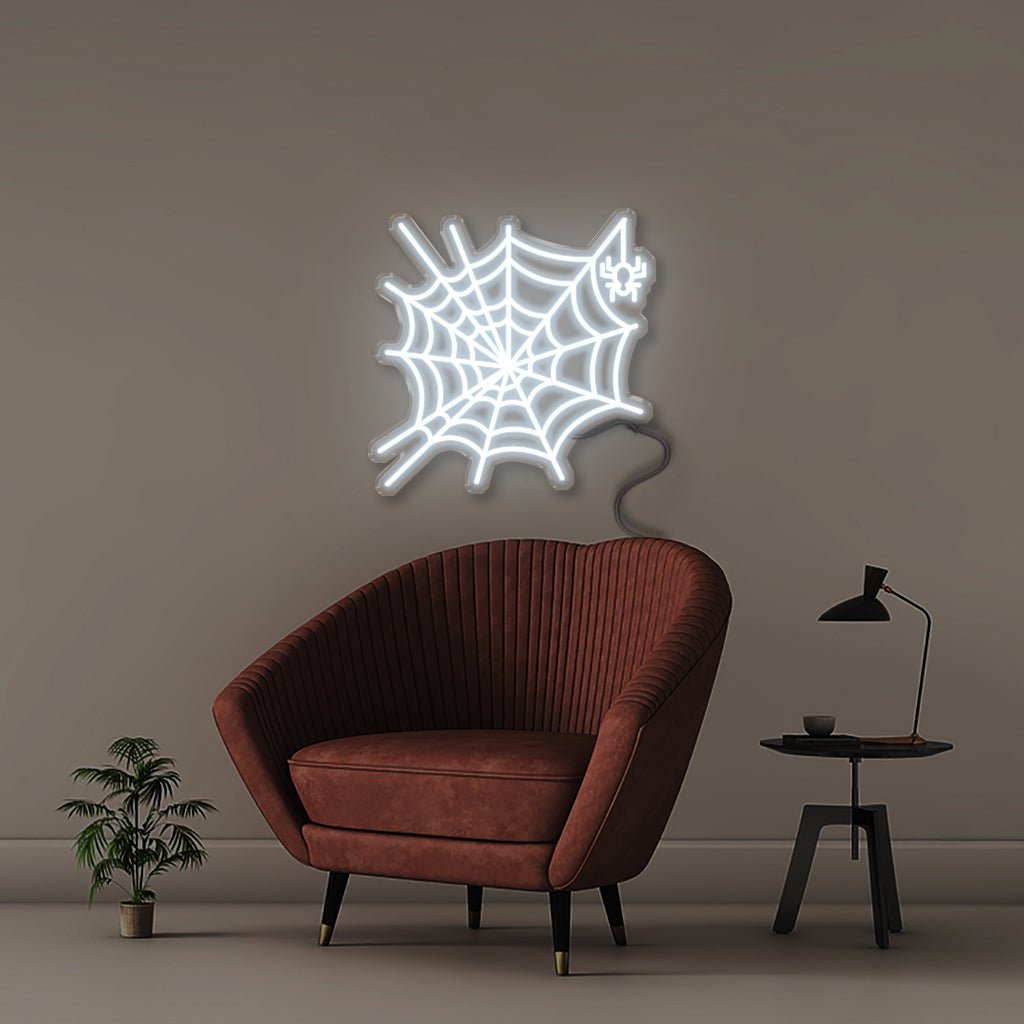 Spider Web - Neonific - LED Neon Signs - 75 CM - Cool White