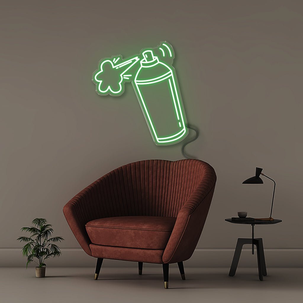 Spray Can - Neonific - LED Neon Signs - 50 CM - Green