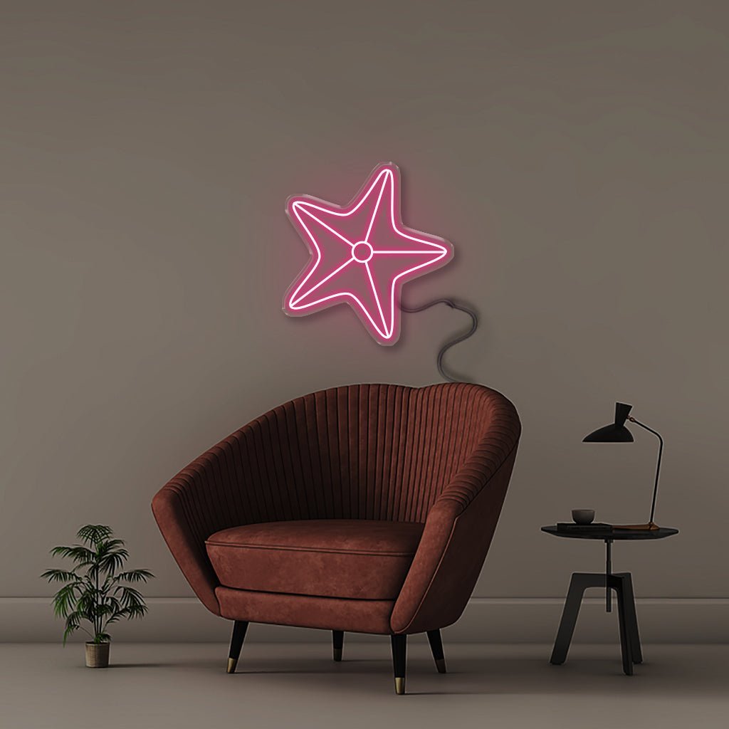 Starfish - Neonific - LED Neon Signs - 50 CM - Pink