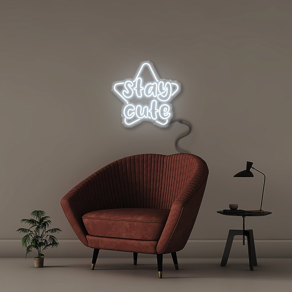 Stay Cute - Neonific - LED Neon Signs - 50 CM - Cool White