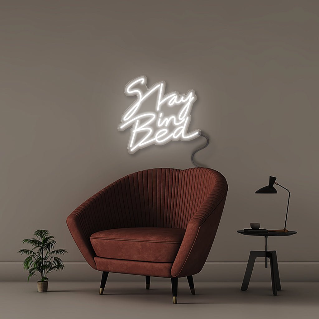 Stay In Bed - Neonific - LED Neon Signs - 50 CM - White