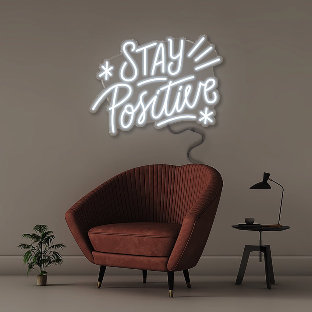 Stay Positive - Neonific - LED Neon Signs - 50 CM - Cool White