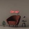Stay Wild - Neonific - LED Neon Signs - 50 CM - Red