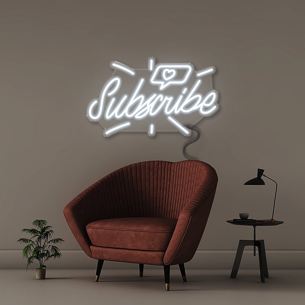 Subscribe - Neonific - LED Neon Signs - 50 CM - Cool White